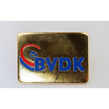 BVDK Pin ohne Rand gold