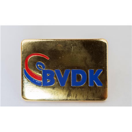 BVDK Pin ohne Rand gold